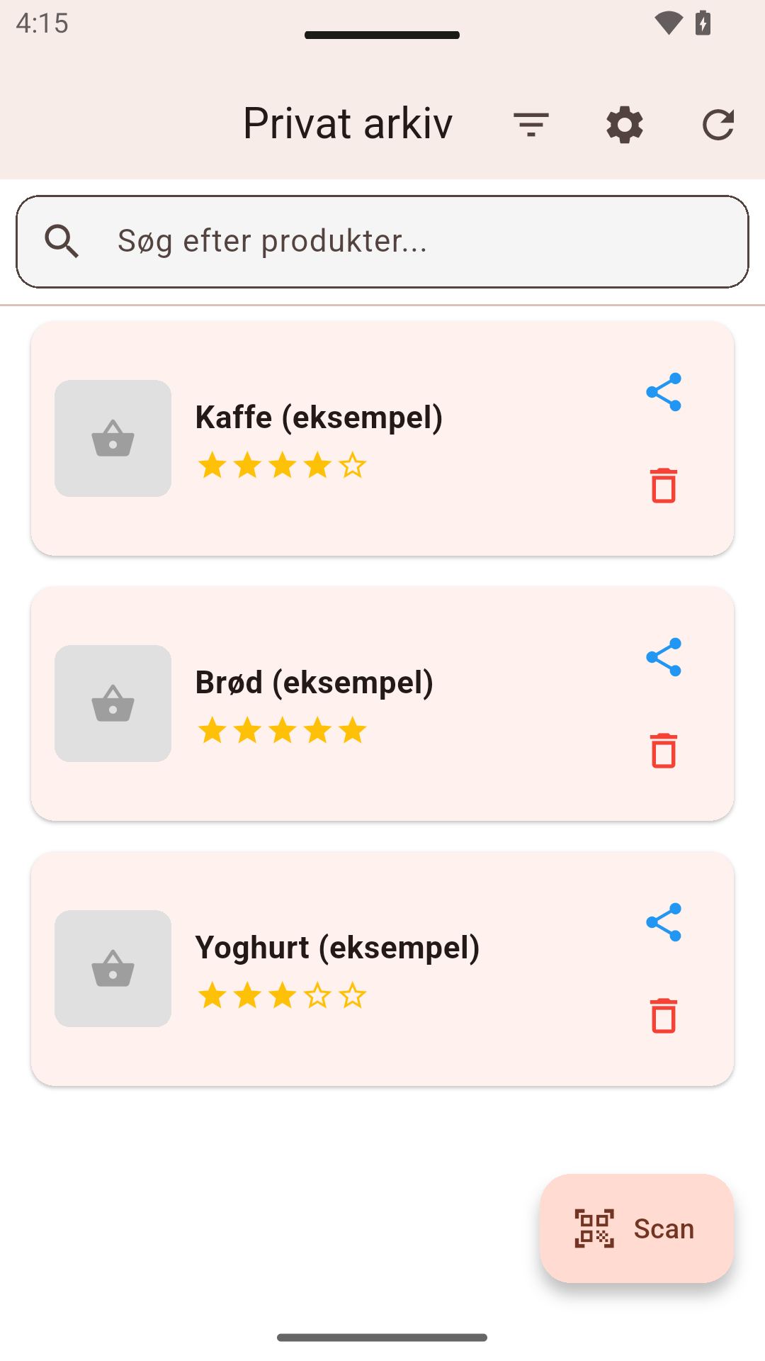 Privat arkiv