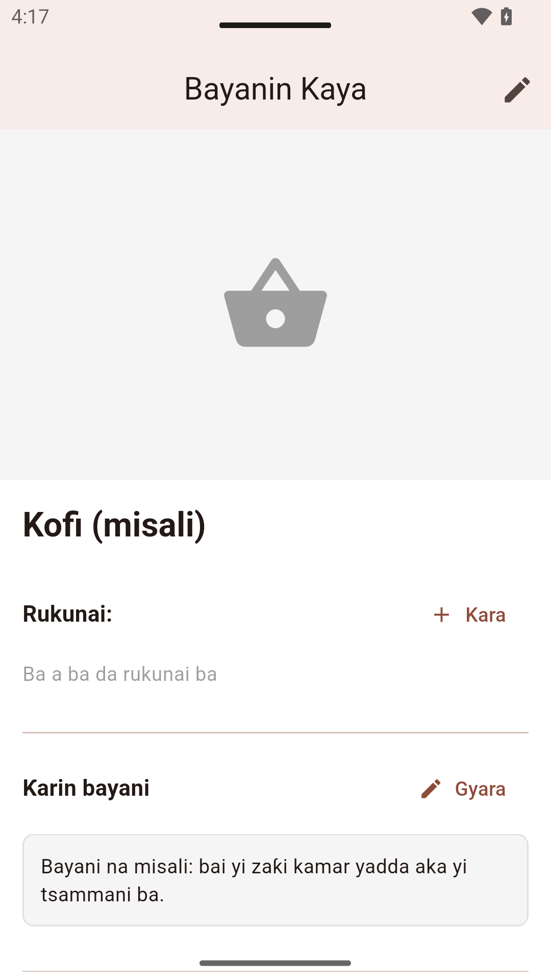 Bayanin Kaya