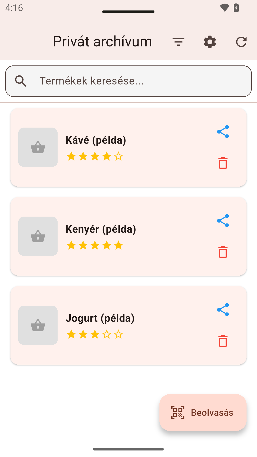 Privát archívum