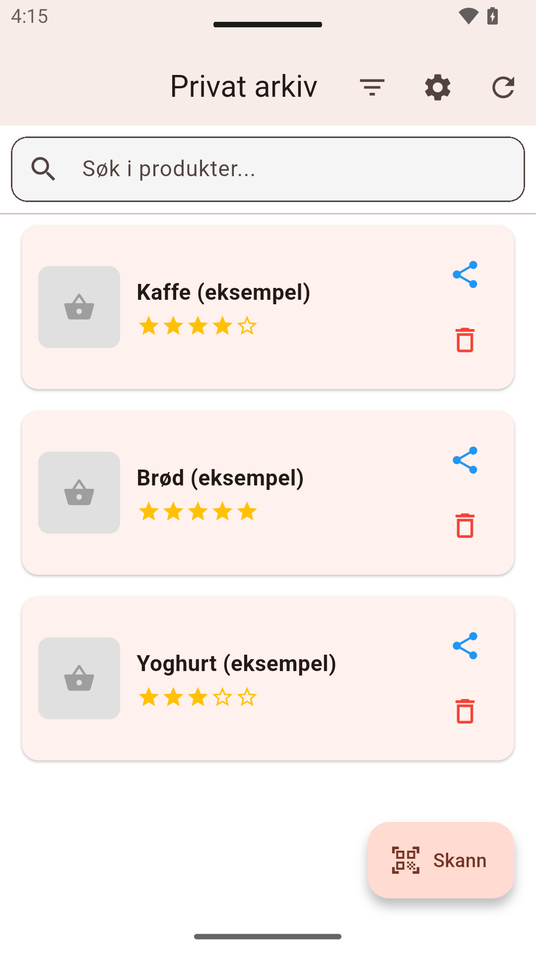 Privat arkiv